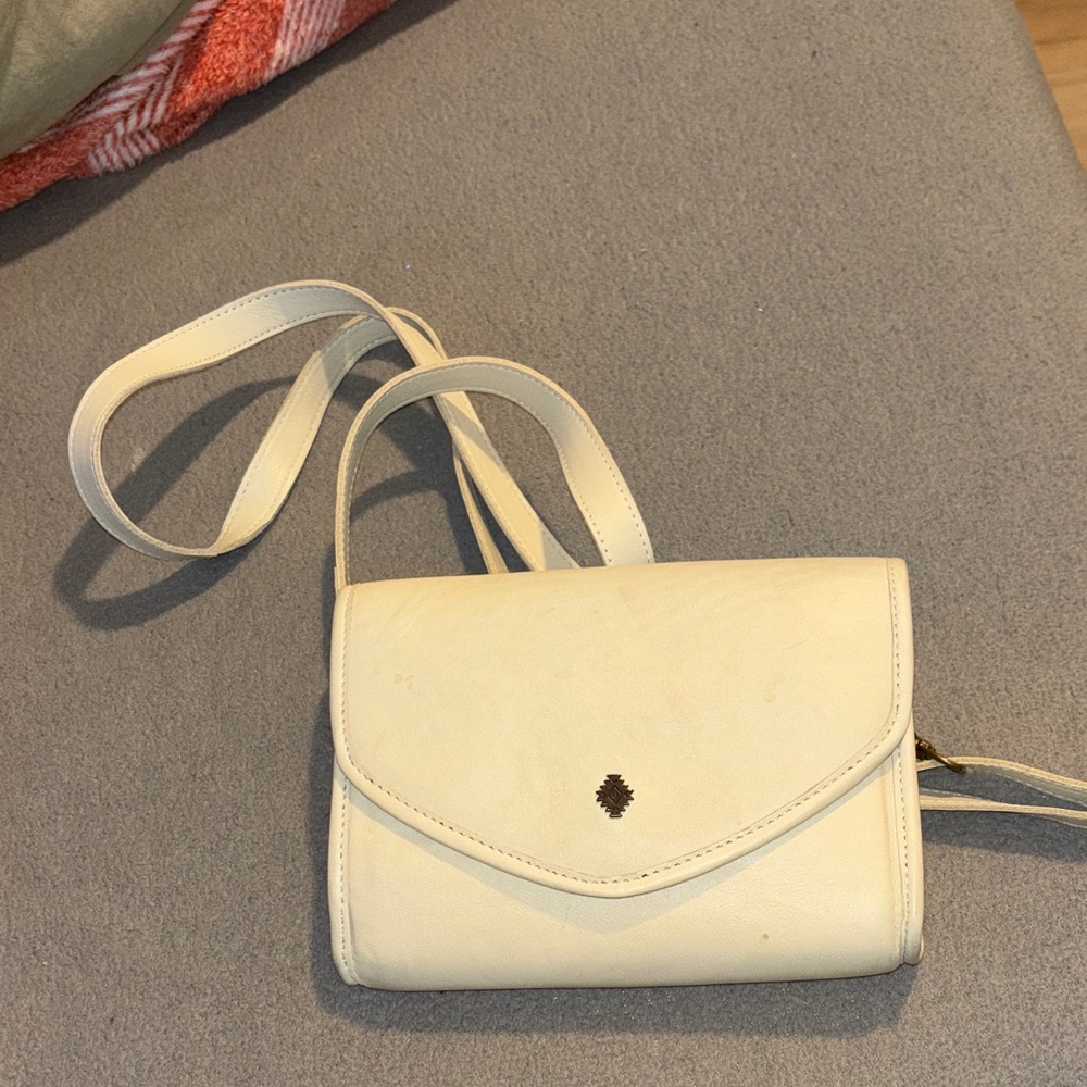 Nena & Co. TESORO CROSSBODY BAG - FULL LEATHER - BONE